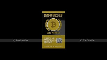 3D NFT ANIMATION #15: NFT Trading Card|3D NFT Membership Card | 3D NFT Access Pass