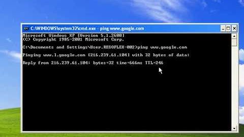 ping request time out to google