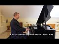 I just called to say I love you - Stevie Wonder - Piano cover by Jesús Acebedo with lyrics