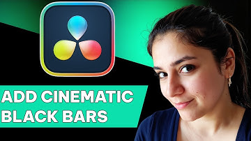 how to add cinematic black bars to your video in DaVinci Resolve