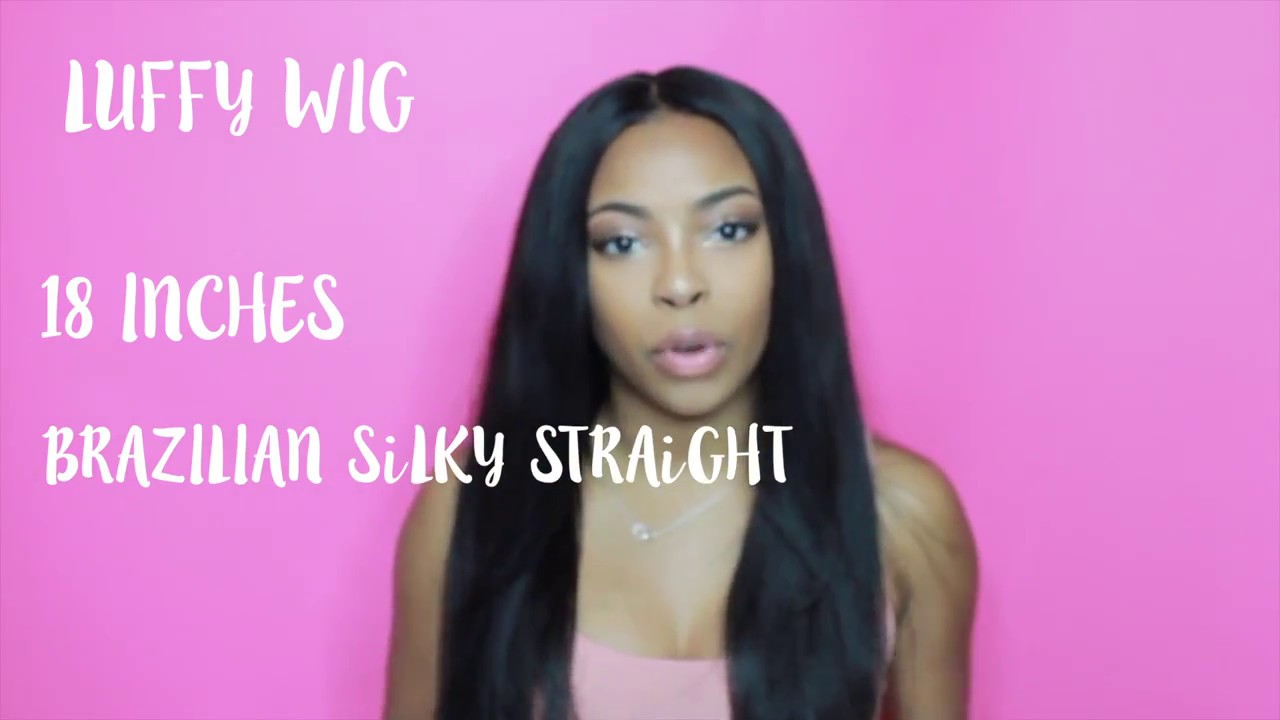 Review Luffy Wig Brazilian Straight Lace Front Wig Lwb019 Youtube