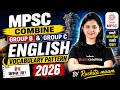 MPSC Combine Group B &amp; C 2026 | MPSC English Vocabulary | हेच करून जा | MPSC English by Ruchita Maam