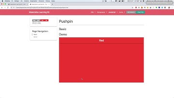 Materialize: JavaScript – Pushpin