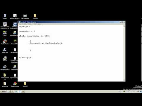 Usando While no Javascript, exemplo simples de lógica de programação