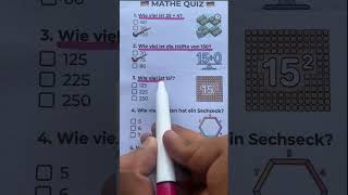 MATHE QUIZ 🇩🇪 | KANNST DU ALLE 5 AUFGABEN LÖSEN?
