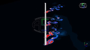 3D Simulation of Vortex Shedding - Transmission Tower : Delayed Detached Eddy Simulations (DDES)
