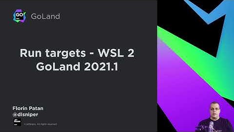 Compile and Run Go Code Using WSL 2 and GoLand 2021.1