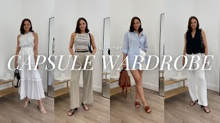 Summer Capsule Wardrobe 2023 - And Key Outfit Staples