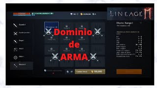 Lineage 2M Mobile - Guía DOMINIO de Arma