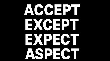 Confusing Words ✨ ACCEPT/EXCEPT/EXPECT/ASPECT steno tip 2 #videsteno 