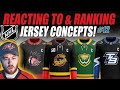 Reacting to & Ranking NHL Jersey Concepts! #12