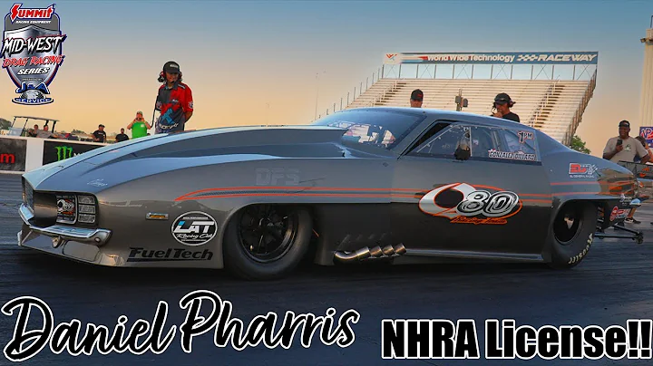 Daniel Pharris gets his NHRA Promod license!