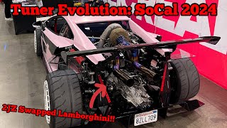 Tuner Evolution: SoCal 2024 Car Show! (2JZ Swapped Lamborghini)