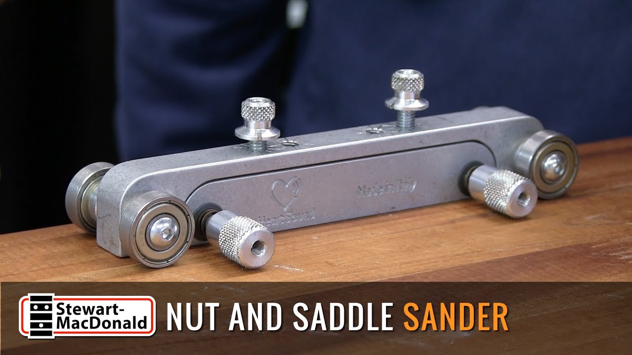 Sanding guitar saddle Clearance