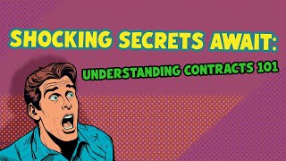 Comic Book Creators Must Watch! Understanding Contracts 101- Luke Stone Studios