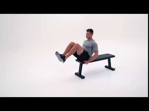 Play Bench Reverse Crunch video 2
