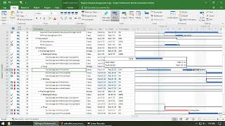 Cara update task tenaga kerja berhalangan hadir ms project | Split task | Chapter 9.4