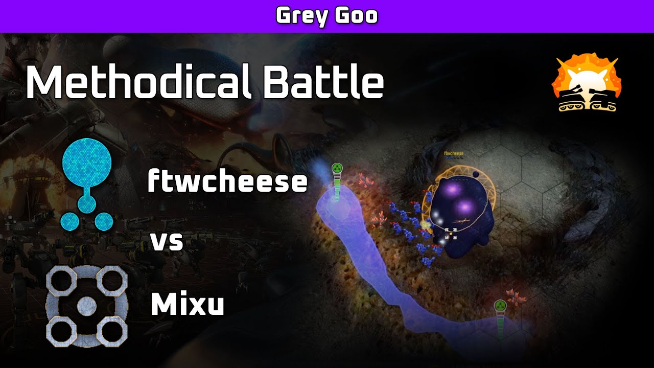 Grey Goo: ftwcheese (Goo) vs Mixu (Beta) - Methodical Battle - YouTube