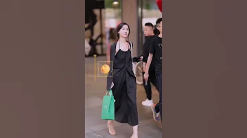 小橙儿 快手街拍秀 爱笑的女孩 街拍 