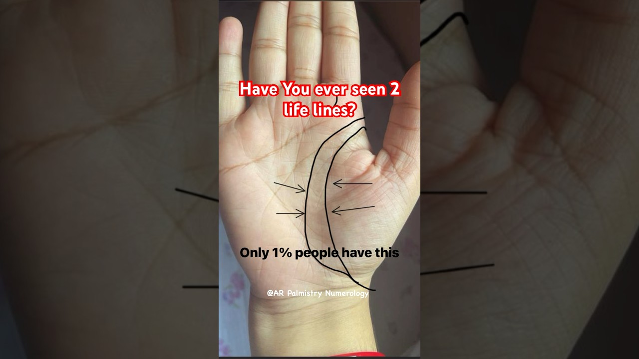 Palmistry | Only 1% people have this 2 life lines | 
