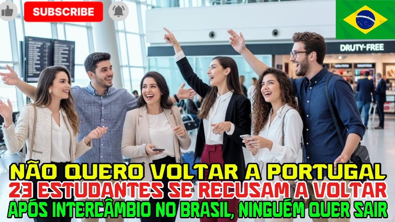 Após intercâmbio no BRASIL, 23 estudantes se recusam a voltar a Portugal