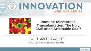 Immune Tolerance in Transplantation: The Holy Grail or an Attainable Goal?