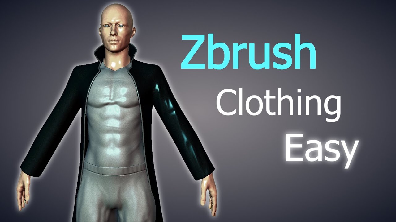 creating folded complex clothing zbrush