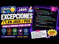 ⚠️ EXCEPCIONES en Java/POO | try catch finally EXPLICADO