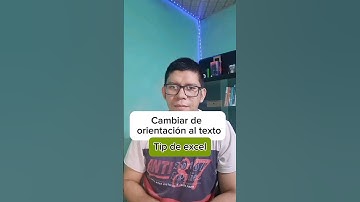 Cambiar de orientación al texto en excel #excel #exceltips #ordenador #tips #tecnologia