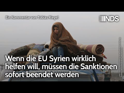 Om EU verkligen vill hjälpa Syrien måste sanktionerna upphöra omedelbart | Tobias Riegel