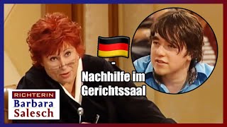 Richterin Salesch Gibt Gymnasiasten Deutschnachhilfe 12 Richterin Salesch Sat.1