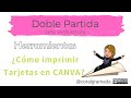 CANVA . ¿Cómo imprimir tarjetas?