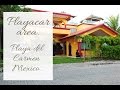 Playacar Mexico. Area with villas and condominiums in Playacar Playa del Carmen.