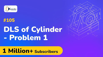 Cylinder Problem No.1 - Development of Lateral Surfaces - Engineering Drawing