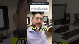 Intoxicación etílica 🍻 #emergency