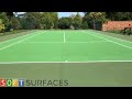 Cleaning and Painting Tennis Surface in Manchester, Greater Manchester | Clean & Paint Job