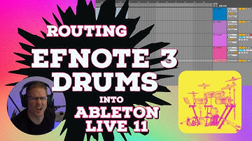 How to Route EFNOTE 3 Drums into Ableton Live 11