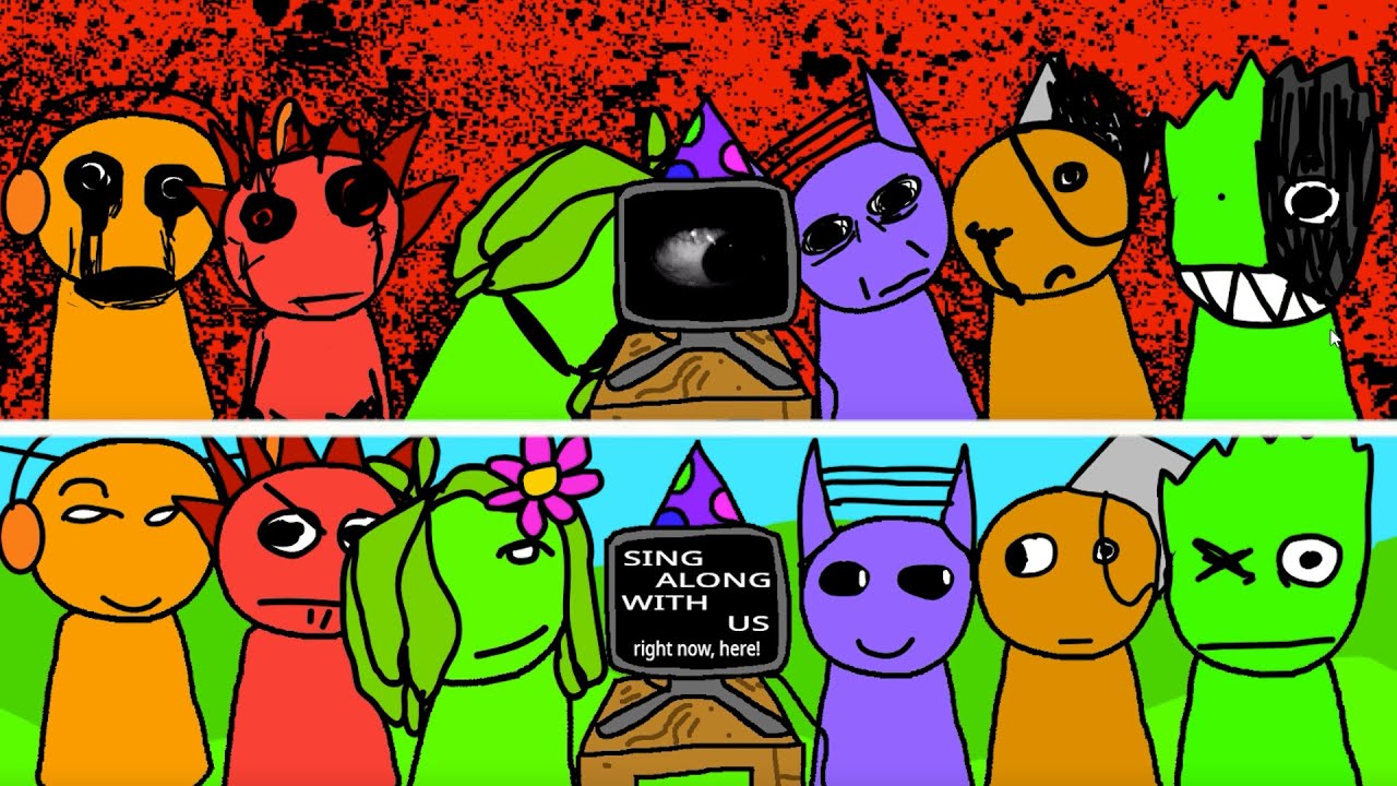 Incredibox Sprunki, but It's Sprunked - Normal VS Horror Versions ...