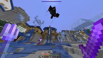 I fought a Wither Boss in MineWind (Minecraft Server)