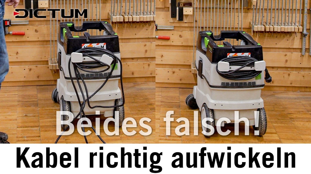 Kabel drallfrei aufwickeln - Bye-bye Kabelsalat! 