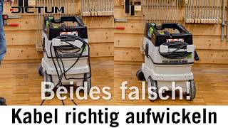 Kabel Drallfrei Aufwickeln - Bye-Bye Kabelsalat