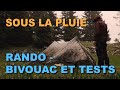 RANDO / BIVOUAC DE PRINTEMPS SOUS LA PLUIE