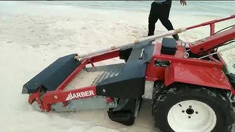 Vận hành máy sàng cát bãi biển Sandman850