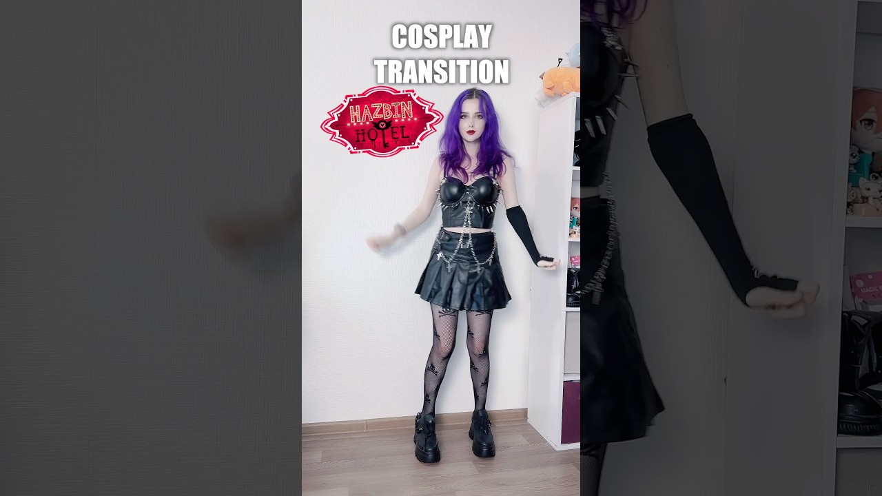 Alastor Cosplay Transition #hazbinhotel #alastor #cosplayer #alastorcosplay #cosplay