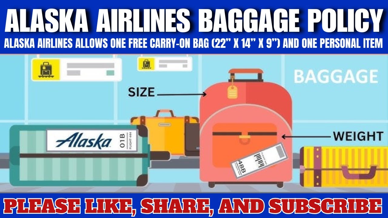 Alaska Airlines Baggage Policy - YouTube