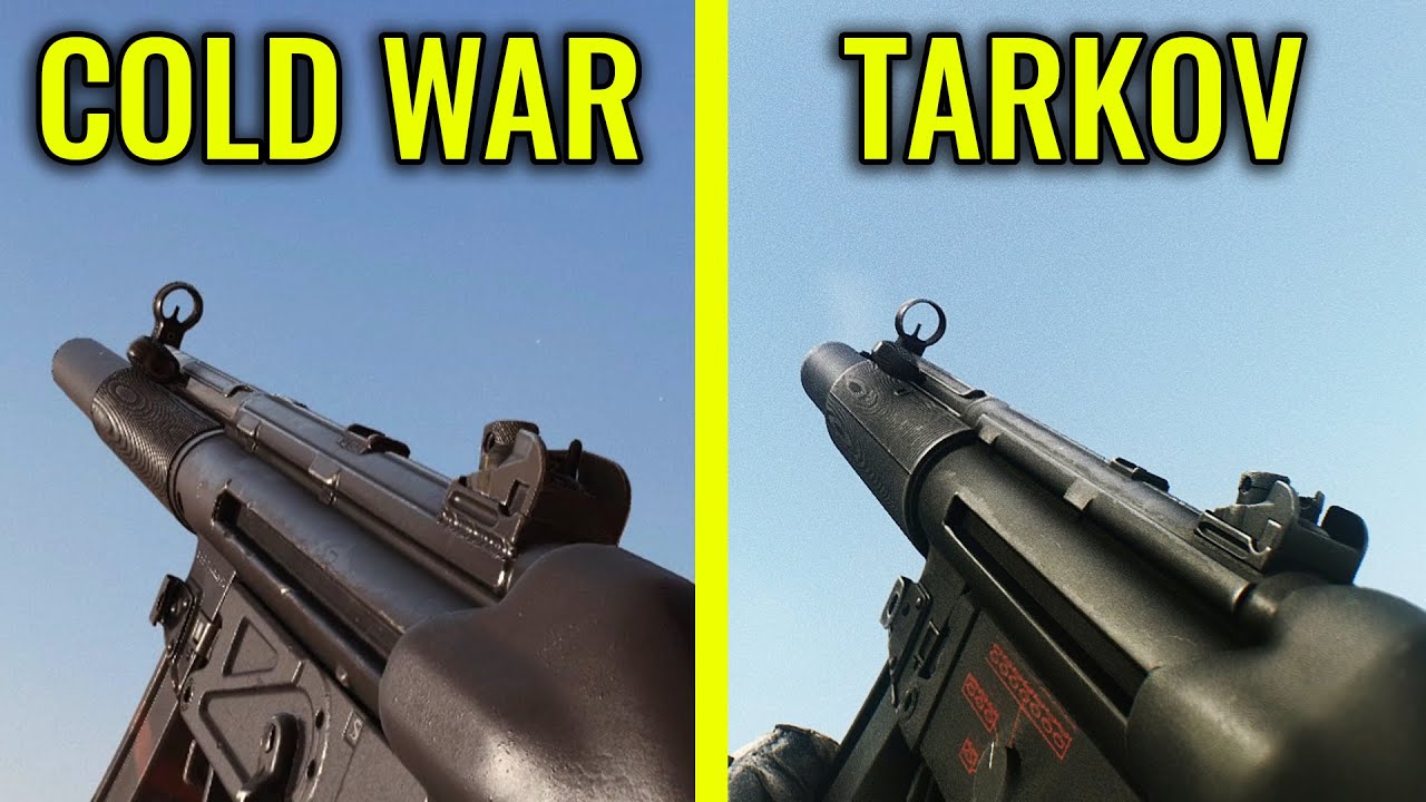 Escape from Tarkov vs Contract Wars Weapon Comparison (Assault Rifles) 