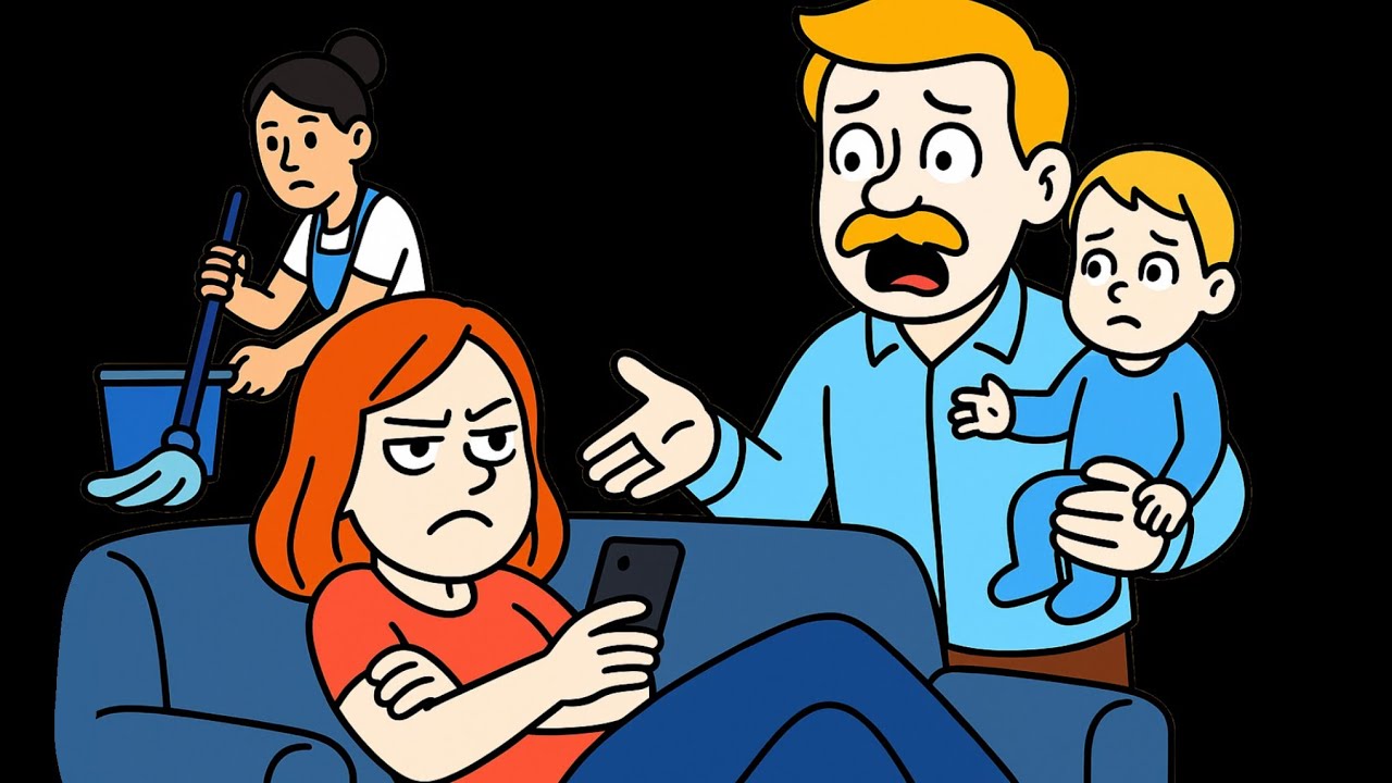 Моя Жена Жалуется На Тяжёлую Жизнь Домохозяйки, Хотя Сама Почти Ничего Не Делает!