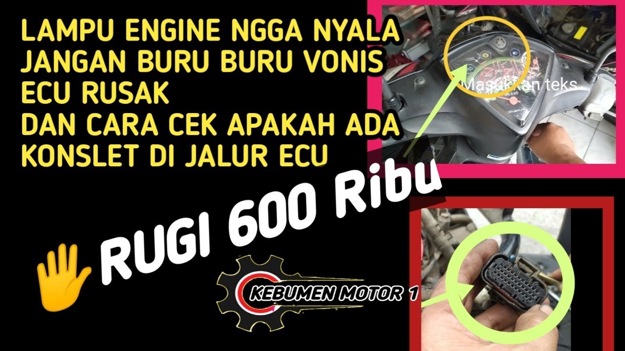 mio j lampu engine ngga nyala belum tentu ecu simak cara ceknya