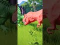 #shorts (Jurassic  World Evolution)T-Rex VS Spinosaurus VS Brachiosaurus  Dinosaurs Fight