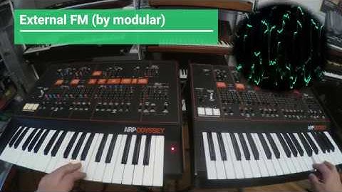 A/B test : Arp odyssey vintage Vs, Korg FS reissue (karp) - VCO/VCF/LFO/S&H